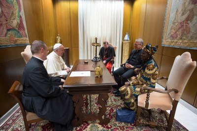 Tveit e Abuom a papa Francesco: insieme per la giustizia e la pace